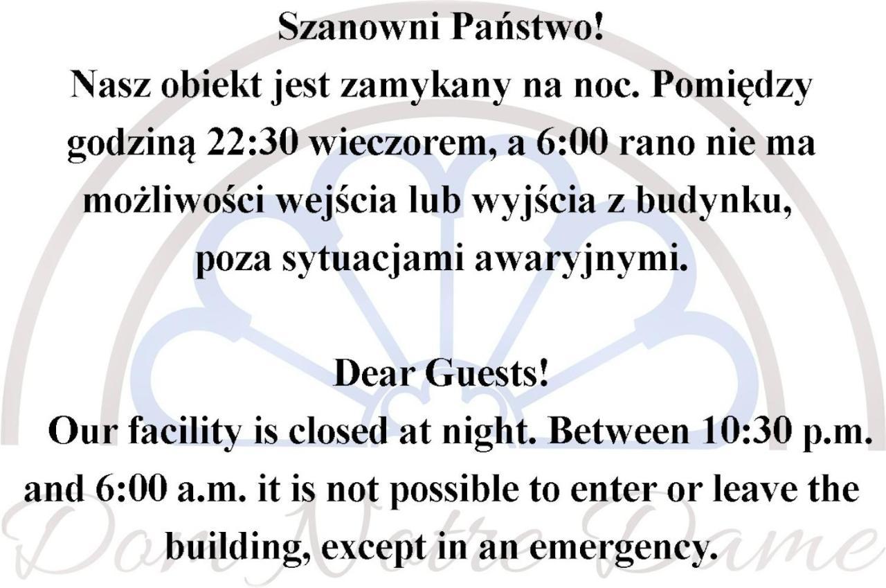Dom Notre Dame Panzió Wrocław Kültér fotó